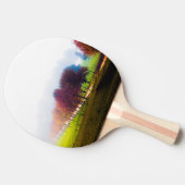 Misty weide in het najaar tafeltennisbatje (Zijkant)