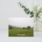 Misty Wharfedale Scenery Briefkaart (Staand voorkant)