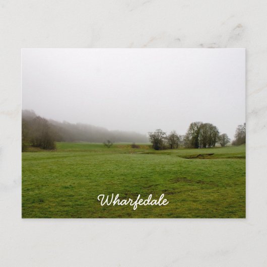 Misty Wharfedale Scenery Briefkaart (Voorkant)