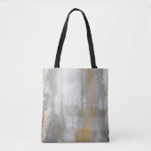 Misty Wilds Abstracte Waterverf Print Tote Bag (Voorkant)