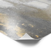 Misty Wilds Waterverf Abstracte Print Foto Afdruk (Hoek)