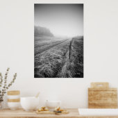 Misty Wiltshire Field print (Keuken)