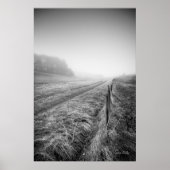 Misty Wiltshire Field print (Voorkant)
