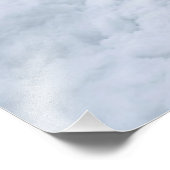 Misty Winter Forest Path Winter Landscape Poster (Hoek)