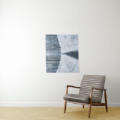 Misty Winter Forest Tapestry Wandkleed (In situ)