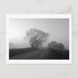 Misty Winter Morning: Cheshire, Engeland Briefkaart