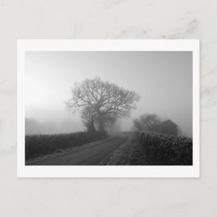 Misty Winter Morning: Cheshire, Engeland Briefkaart