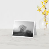 Misty Winter Morning: Cheshire, Engeland Kaart (Gele Bloem)