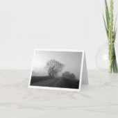 Misty Winter Morning: Cheshire, Engeland Kaart (Voorkant)