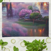 Misty Wisteria House in the Hill Theedoek (Gevouwen)