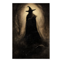 Misty Witch Haunting - Gotische Halloween Wall Art