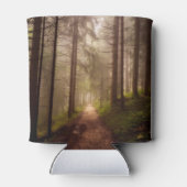 Misty Woodland Path Blikjeskoeler (Achterkant)