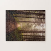 Misty Woodland Path Legpuzzel (Horizontaal)