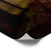 Misty Woodland Path Poster (Hoek)