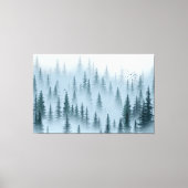 Misty Woods Canvas Afdruk (Voorkant)