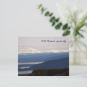 Misty Zee Bible Verse Sympathy Card Kaart (Staand voorkant)