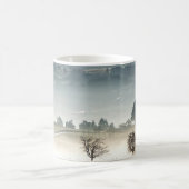 Misty Zwitserland Landschap Koffiemok (Center)