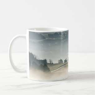 Misty Zwitserland Landschap Koffiemok