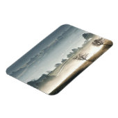 Misty Zwitserland Landschap Magneet (Linkerzijde)