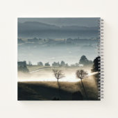 Misty Zwitserland Landschap Notitieboek (Achterkant)