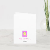 misu juffrouw u kaardt kaart (Achterkant)