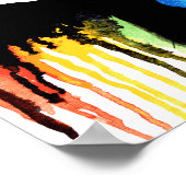 Mit dem Regenbogen Poster (Hoek)