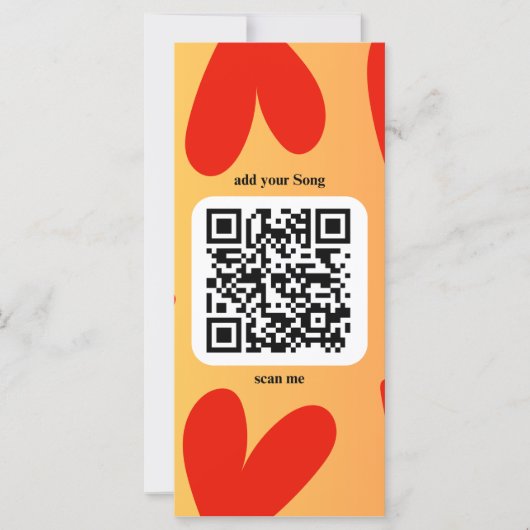 Mit individuellen persönlichen Song per QR-Code (Voorkant)
