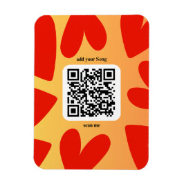 Mit individuellen persönlichen Song per QR-Code Magneet