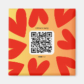 Mit individuellen persönlichen Song per QR-Code Magneet (Voorkant)