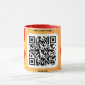 Mit individuellen persönlichen Song per QR-Code Mok (Midden)