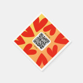 Mit individuellen persönlichen Song per QR-Code Servet (Hoek)