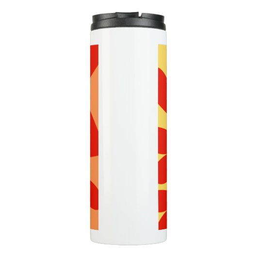 Mit individuellen persönlichen Song per QR-Code Thermosbeker (Achterkant)