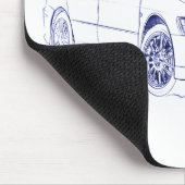 Mit Lancer Evo IX Muismat (Hoek)