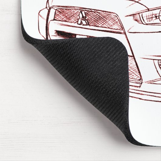 Mit Lancer Evo X 2008 Muismat (Hoek)