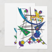 Mit Liebe zu Kandinsky Bedankkaart (Voorkant / Achterkant)