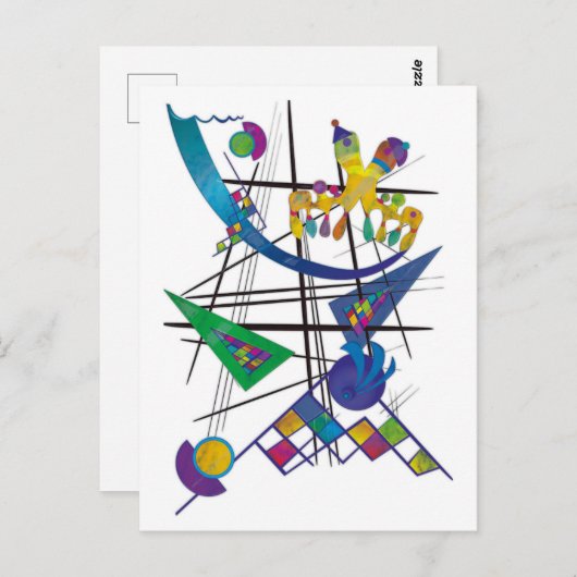 Mit Liebe zu Kandinsky Briefkaart (Voorkant / Achterkant)