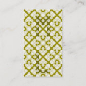 Mit Monogram Hochformat Visitekaartje (Achterkant)