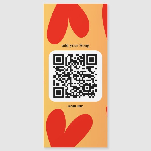 Mit personalisierten Song per QR-code (Voorkant)