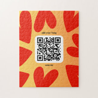 Mit personalisierten Song per QR-code Legpuzzel