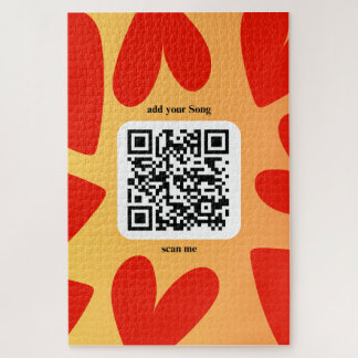 Mit personalisierten Song per QR-code Legpuzzel