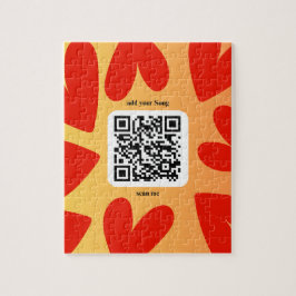 Mit personalisierten Song per QR-code Legpuzzel