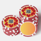 Mit personalisierten Song per QR-code Poker Chips (Opstapeling)