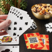 Mit personalisierten Song per QR-code Pokerkaarten (Insitu)