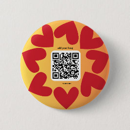 Mit personalisierten Song per QR-code Ronde Button 5,7 Cm
