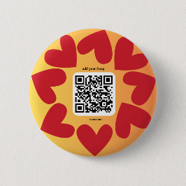 Mit personalisierten Song per QR-code Ronde Button 5,7 Cm
