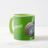 Mit Schnecke vollgas zur Arbeit Mok (Voorkant links)
