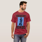 Mit-the-ro'ka (Knife) van de "Manitaries" T-shirt (Voorkant volledig)