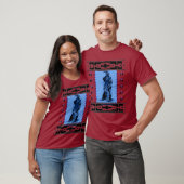 Mit-the-ro'ka (Knife) van de "Manitaries" T-shirt (Unisex)