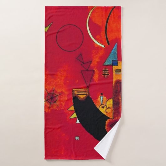 Mit und Gegen, 1929 by Wassily Kandinsky Badhanddoek (Badhanddoek)