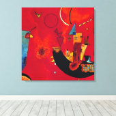 Mit und Gegen, 1929 by Wassily Kandinsky Canvas Afdruk (Insitu (Houten vloer))